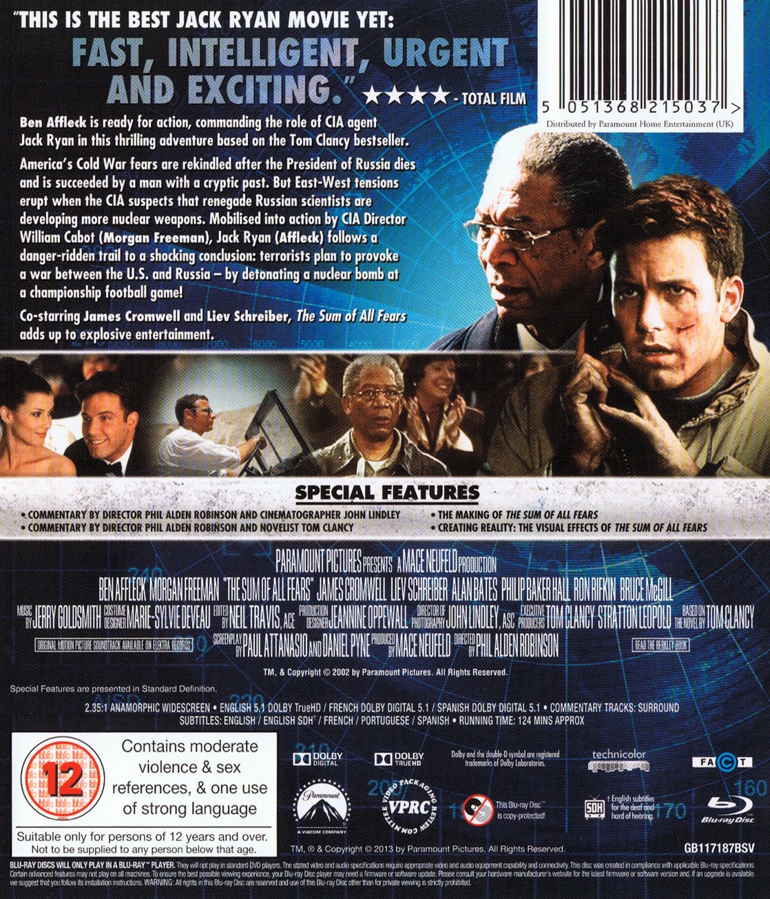 Sum of All Fears (ej svensk text) (Blu-ray) - 2
