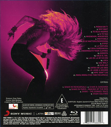 Shakira - Live From Paris (Blu-ray) - 2