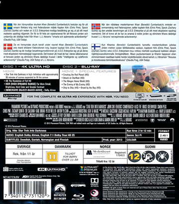 Star Trek - Into Darkness (4K Ultra HD + Blu-ray) - 2