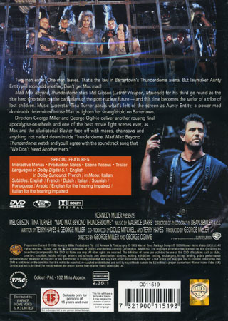 Mad Max 3 - Beyond Thunderdome (ej svensk text) - 2