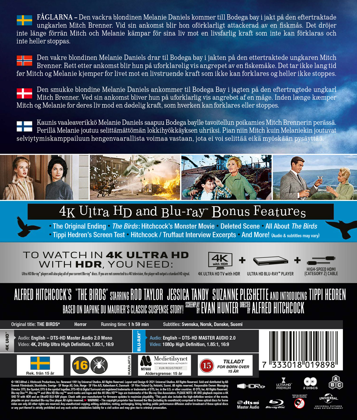 The Birds (4K Ultra HD + Blu-ray) - 2