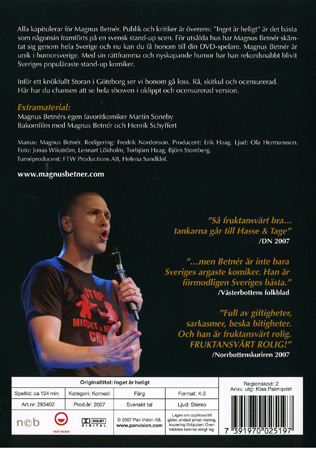 Magnus Betnér - Inget Är Heligt (Begagnad) - 2
