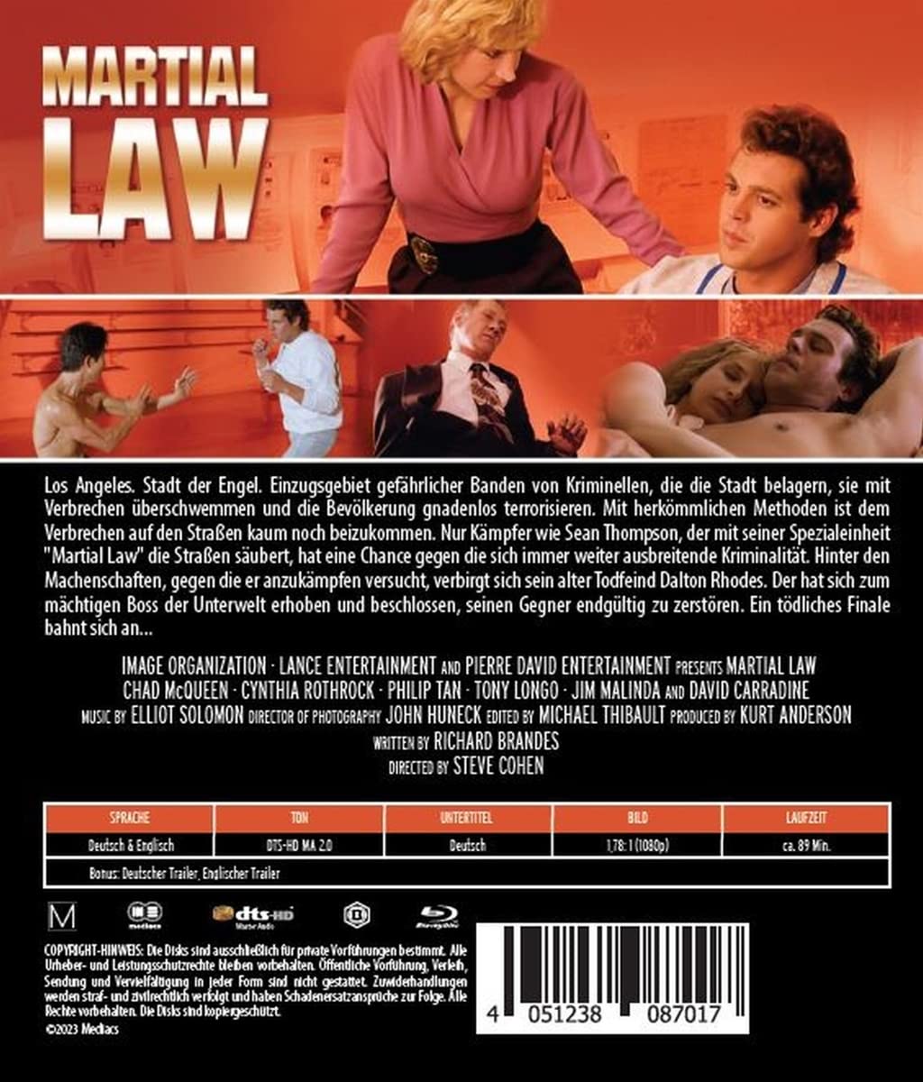 Martial Law (ej svensk text) (Blu-ray) - 2