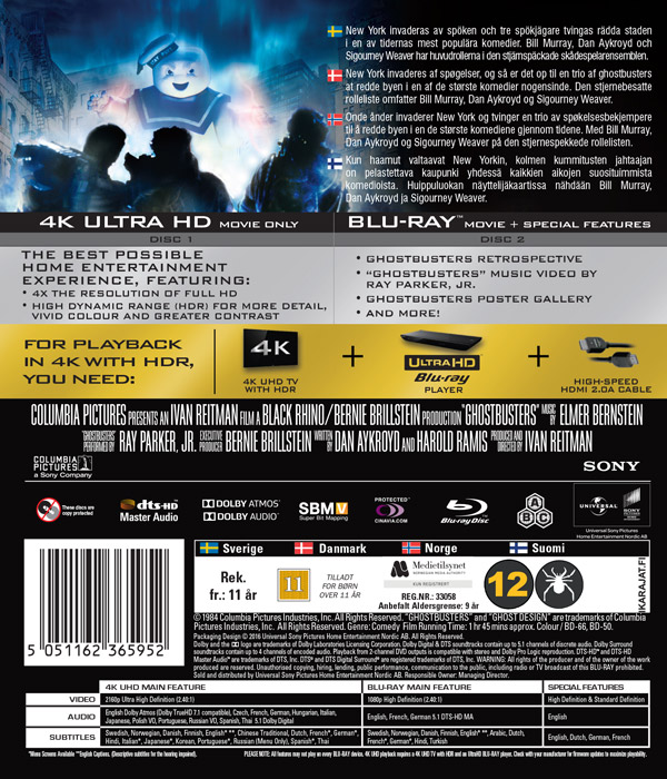 Ghostbusters&nbsp;(4K Ultra HD + Blu-ray) - 2