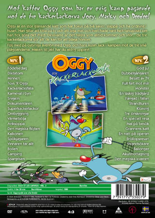 Oggy Och Kackerlackorna - Volym 2 (2-disc) - 2