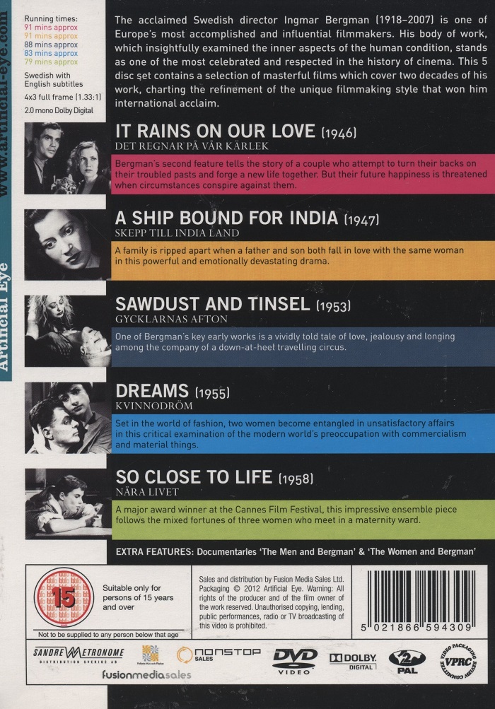 Classic Bergman Collection (5-disc) (ej svensk text) - 2