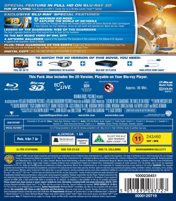 Legend of the Guardians (Real 3D + Blu-ray) - 2
