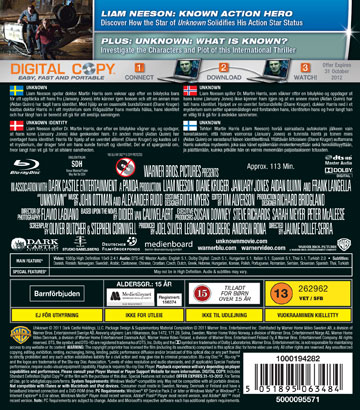 Unknown (2011) (Blu-ray) - 2