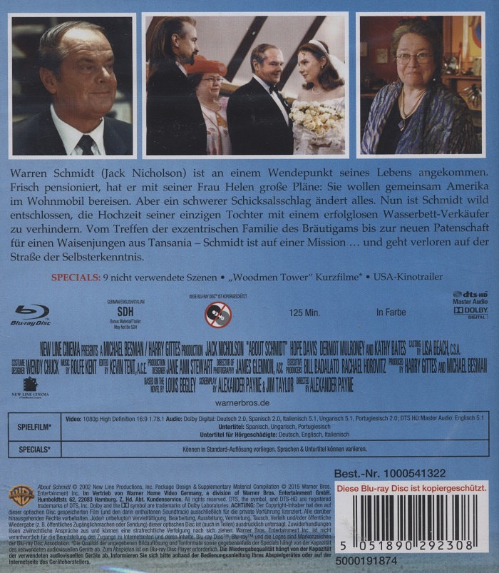 About Schmidt (ej svensk text) (Blu-ray) - 2