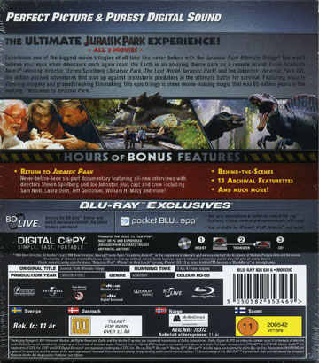 Jurassic Park Trilogy Box (3-disc) (Blu-ray) - 2