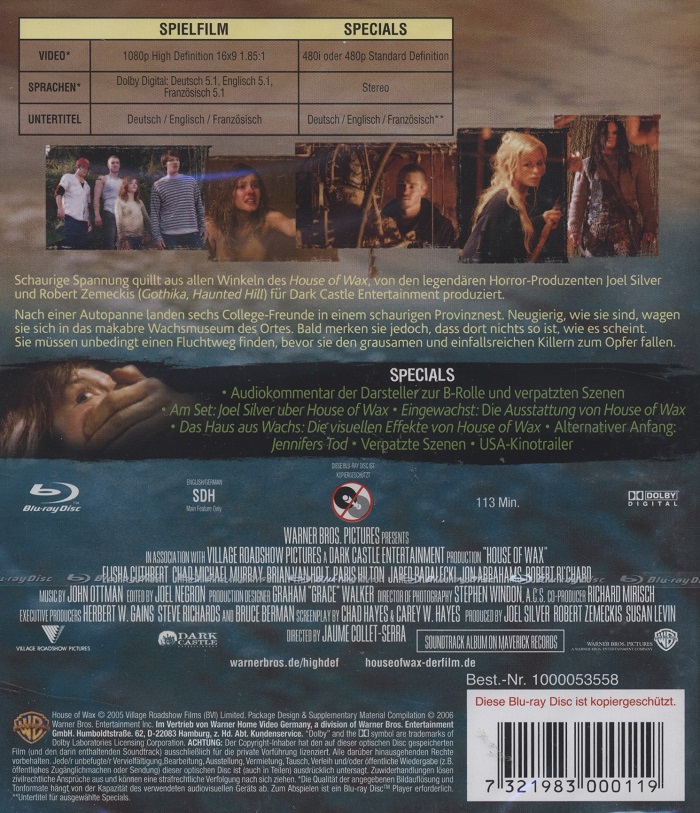 House of Wax (ej svensk text) (Blu-ray) - 2
