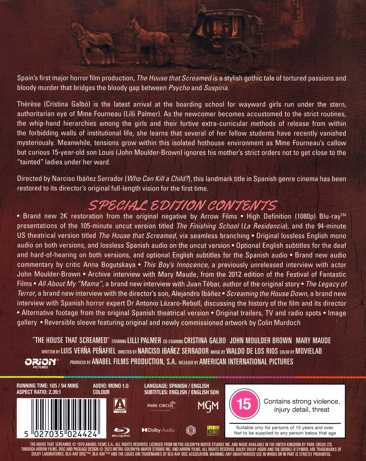 The House That Screamed (ej svensk text) (Blu-ray) - 2