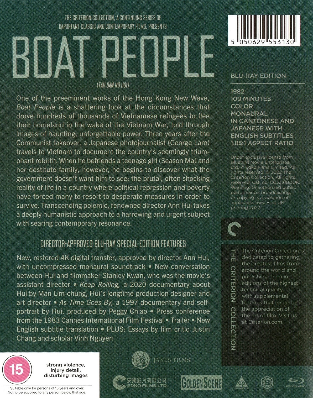 Boat People (Criterion Collection) (ej svensk text) (Blu-ray) - 2