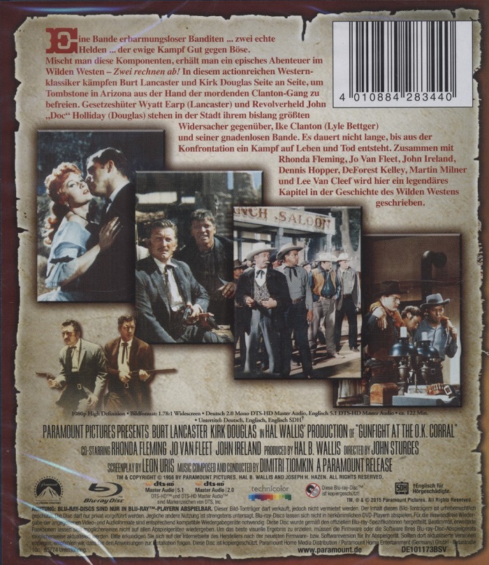 Gunfight at the O.K. Corral (ej svensk text) (Blu-ray) - 2