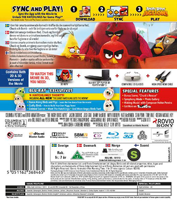 Angry Birds Movie (Blu-ray 3D + Blu-ray) - 2