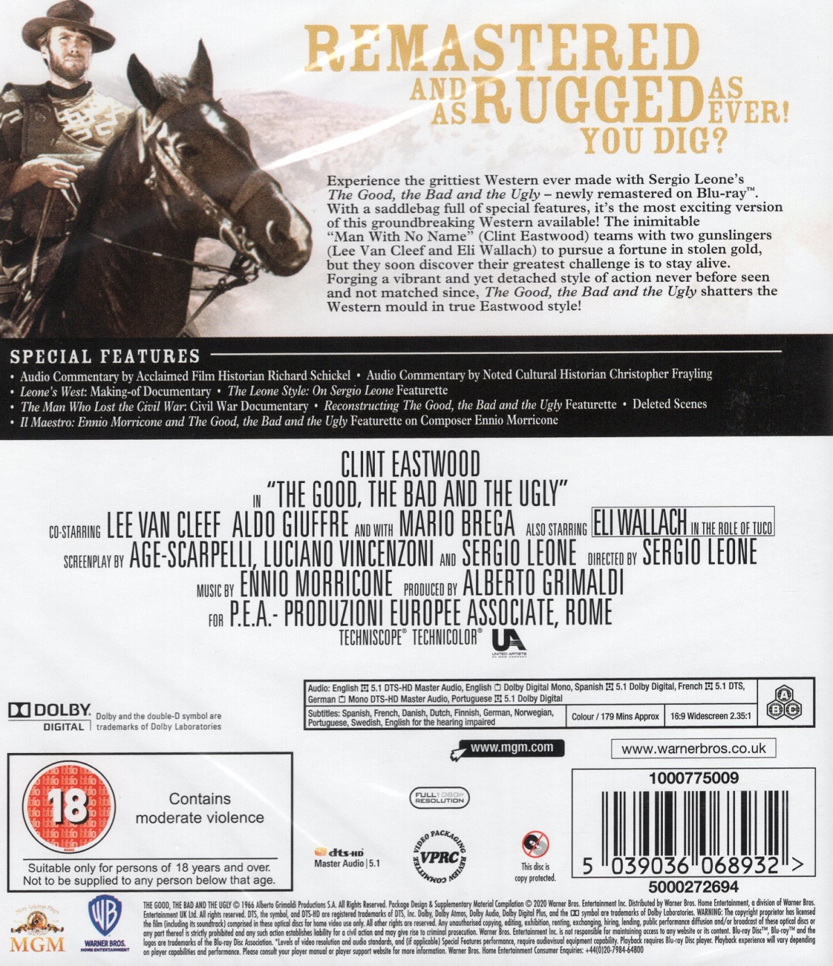Den Gode, Den Onde, Den Fule (Blu-ray) - 2