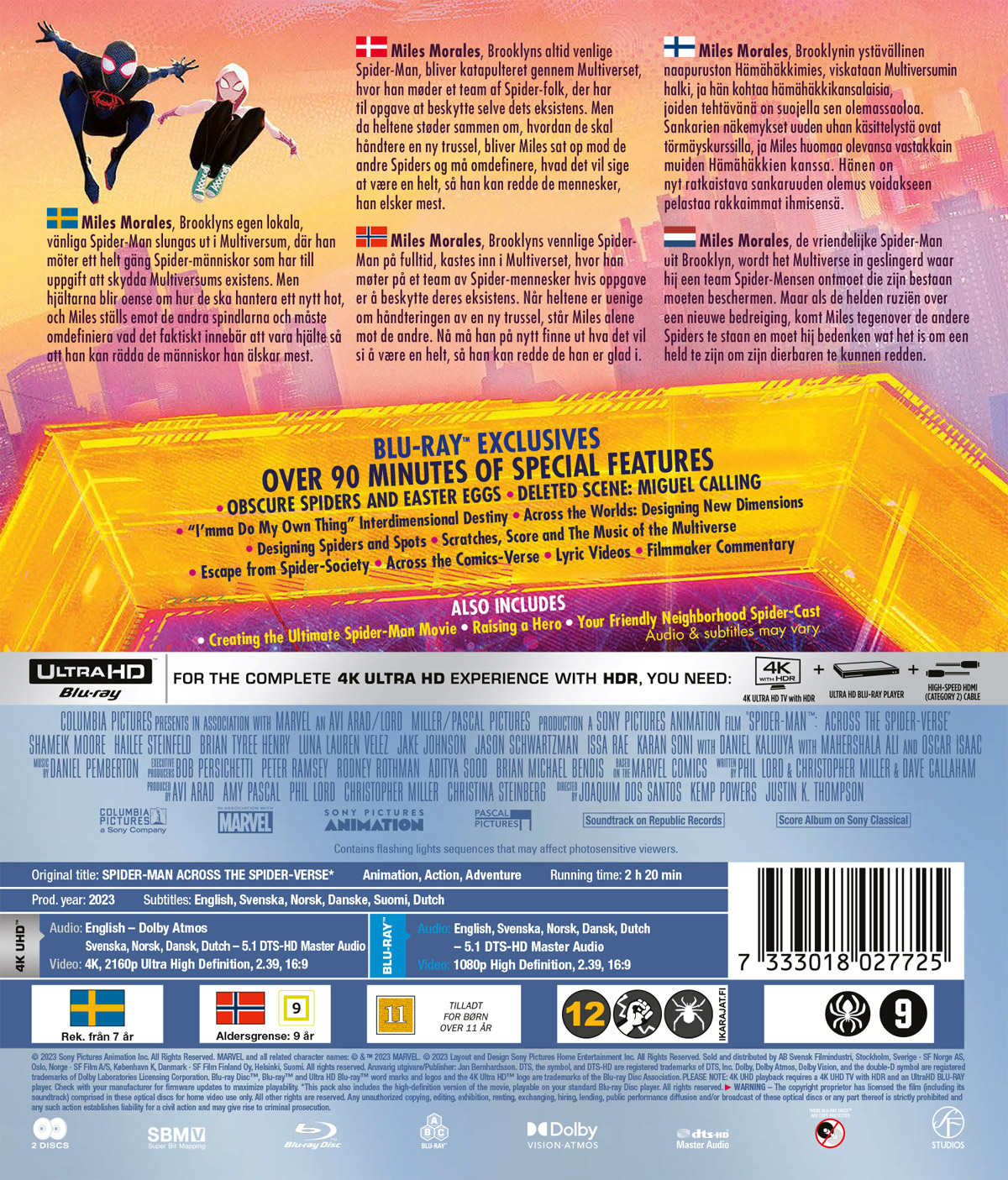 Spider-Man - Across the Spider-Verse (4K Ultra HD + Blu-ray) - 2