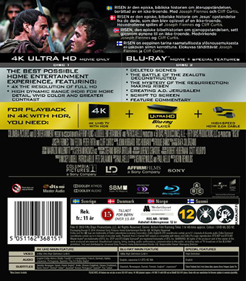 Risen (4K Ultra HD Blu-ray) - 2
