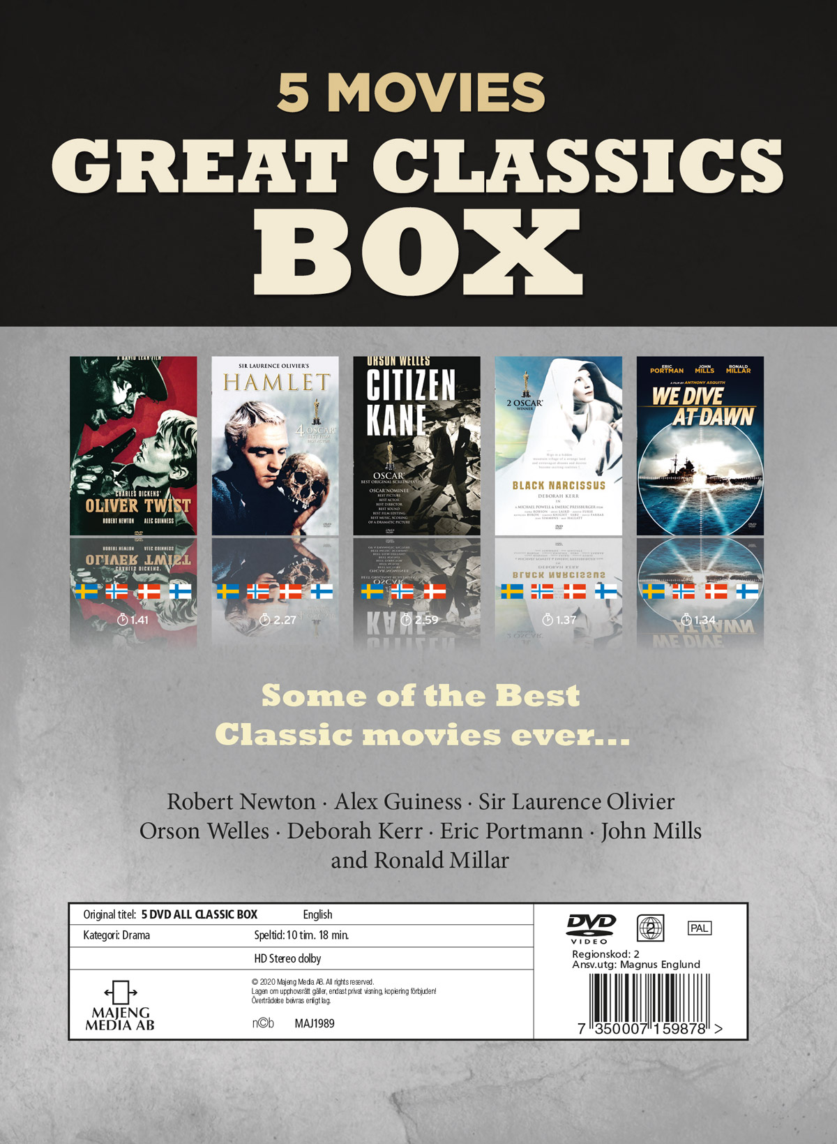 5 Movies Great Classics Box - 2