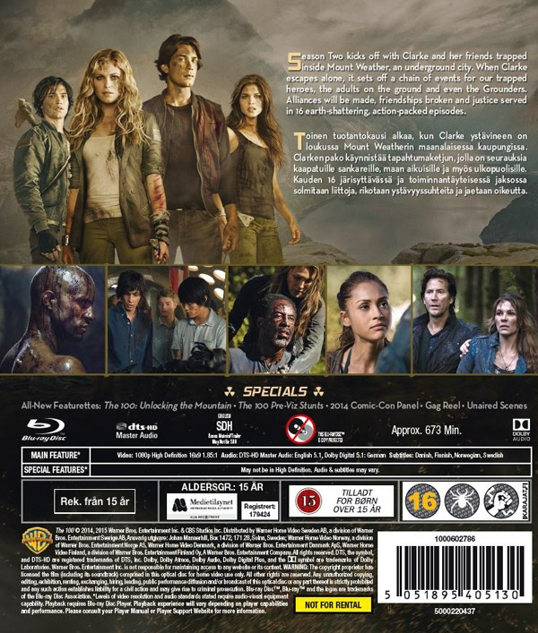 The 100 - Säsong 2 (Blu-ray) - 2