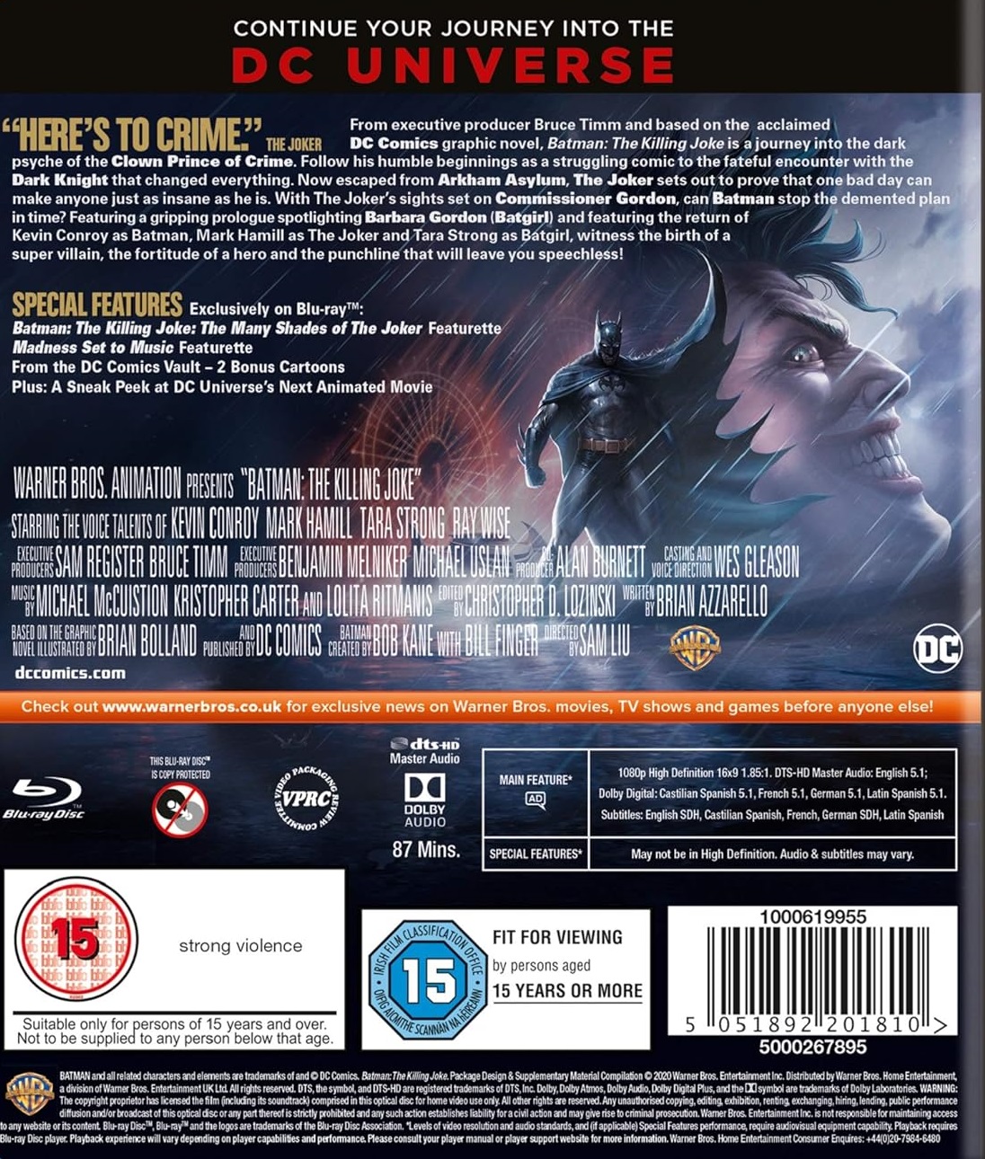 Batman - The Killing Joke (ej svensk text) (Blu-ray) - 2