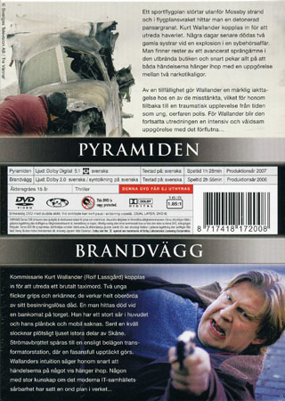 Wallander - Pyramiden / Brandvägg (2-disc) - 2