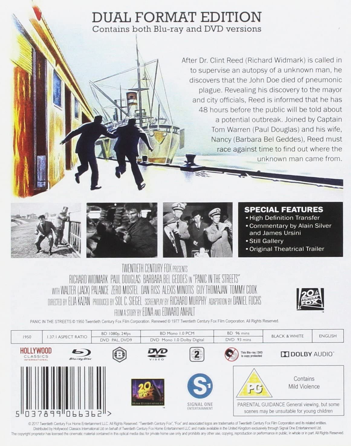 Panic In The Streets (ej svensk text) (Blu-ray + DVD) - 2