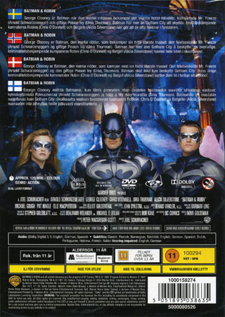Batman & Robin (1-disc) (Norskt omslag) - 2