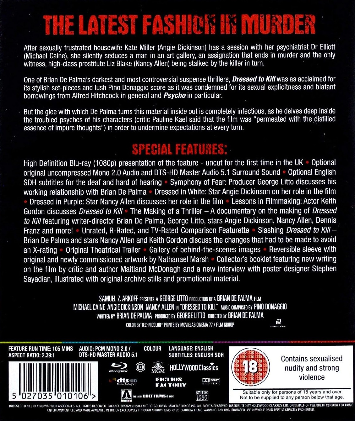 Dressed To Kill (ej svensk text) (Blu-ray) - 2