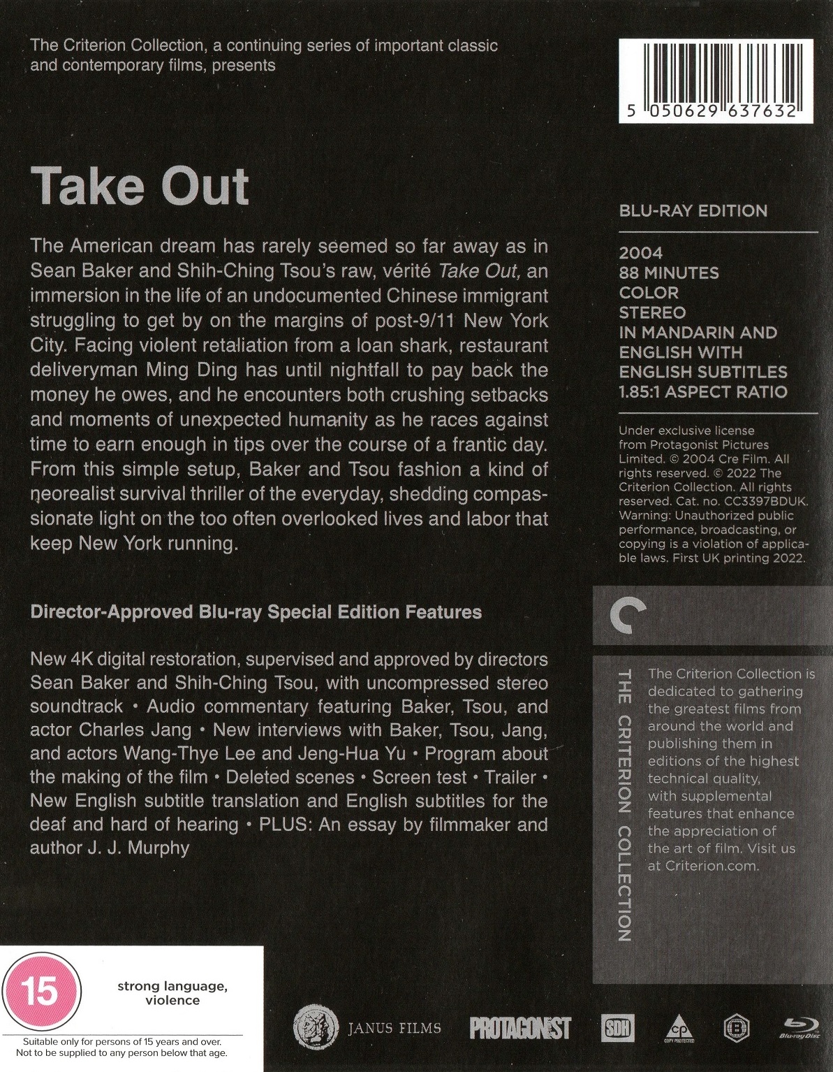 Take Out (Criterion Collection) (ej svensk text) (Blu-ray) - 2