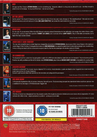 Steven Seagal Collection (8-disc) (ej svensk text) - 2