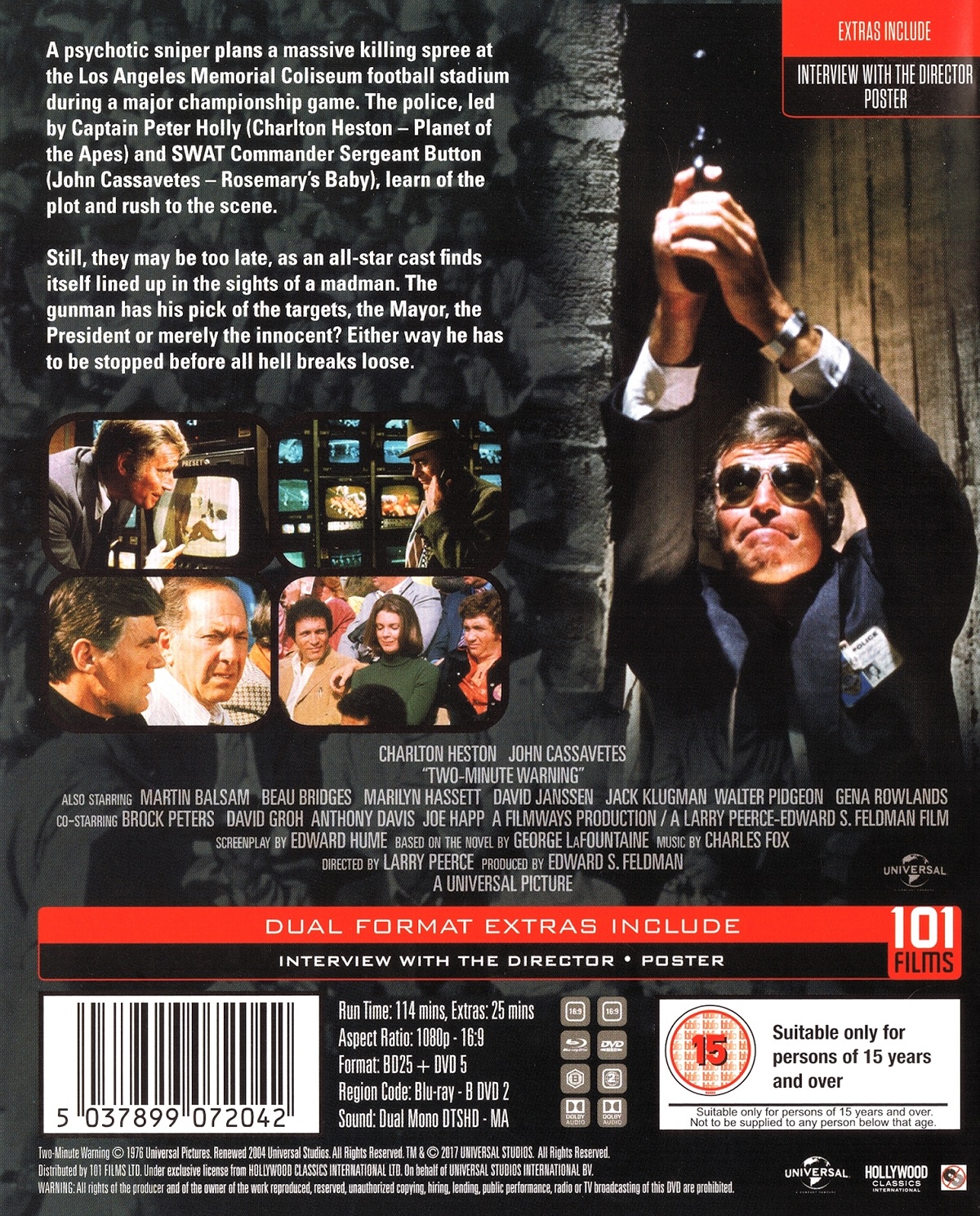 Two Minute Warning (ej svensk text) (Blu-ray + DVD) - 2