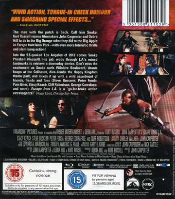 Escape From L.A. (Blu-ray) (ej svensk text) - 2