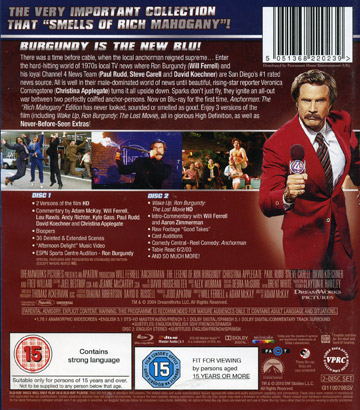 Anchorman - The Legend of Ron Burgundy (2-disc) (Blu-ray) (ej svensk text) - 2