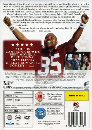 Jerry Maguire (1-disc) (ej svensk text) - 2