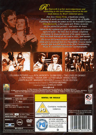 Loves of Carmen (ej svensk text) - 2