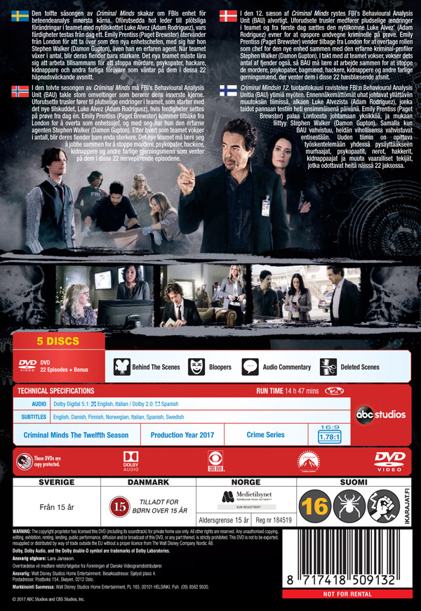 Criminal Minds - Säsong 12 - 2