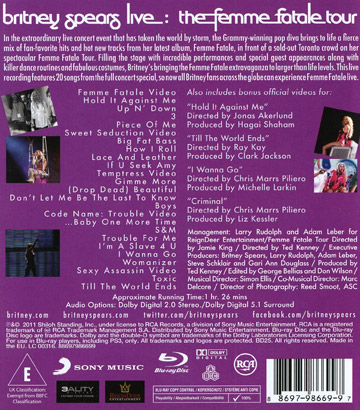 Britney Spears Live - Femme Fatale Tour (Blu-ray) - 2