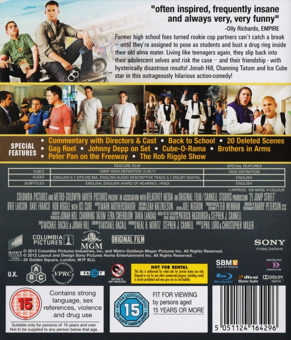 21 Jump Street (ej svensk text) (2012) (Blu-ray) - 2