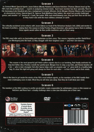 Criminal Minds - Season 1-6 (34-disc) (ej sv. text på säs 1) - 2