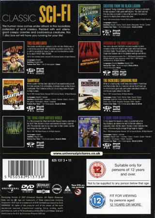Classic Sci-Fi Collection (7-disc) (ej sv. text på alla filmer) - 2