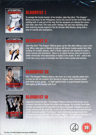 Bloodfist I-IV (4-disc) (ej svensk text) - 2