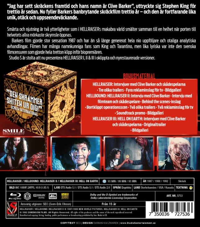 Hellraiser 1-3 (Blu-ray) - 2