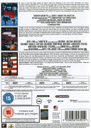 Longest Day / A Bridge Too Far / Patton (3-disc) - 2