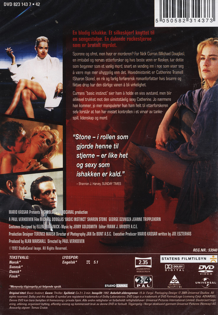 Basic Instinct (1-disc) - 2