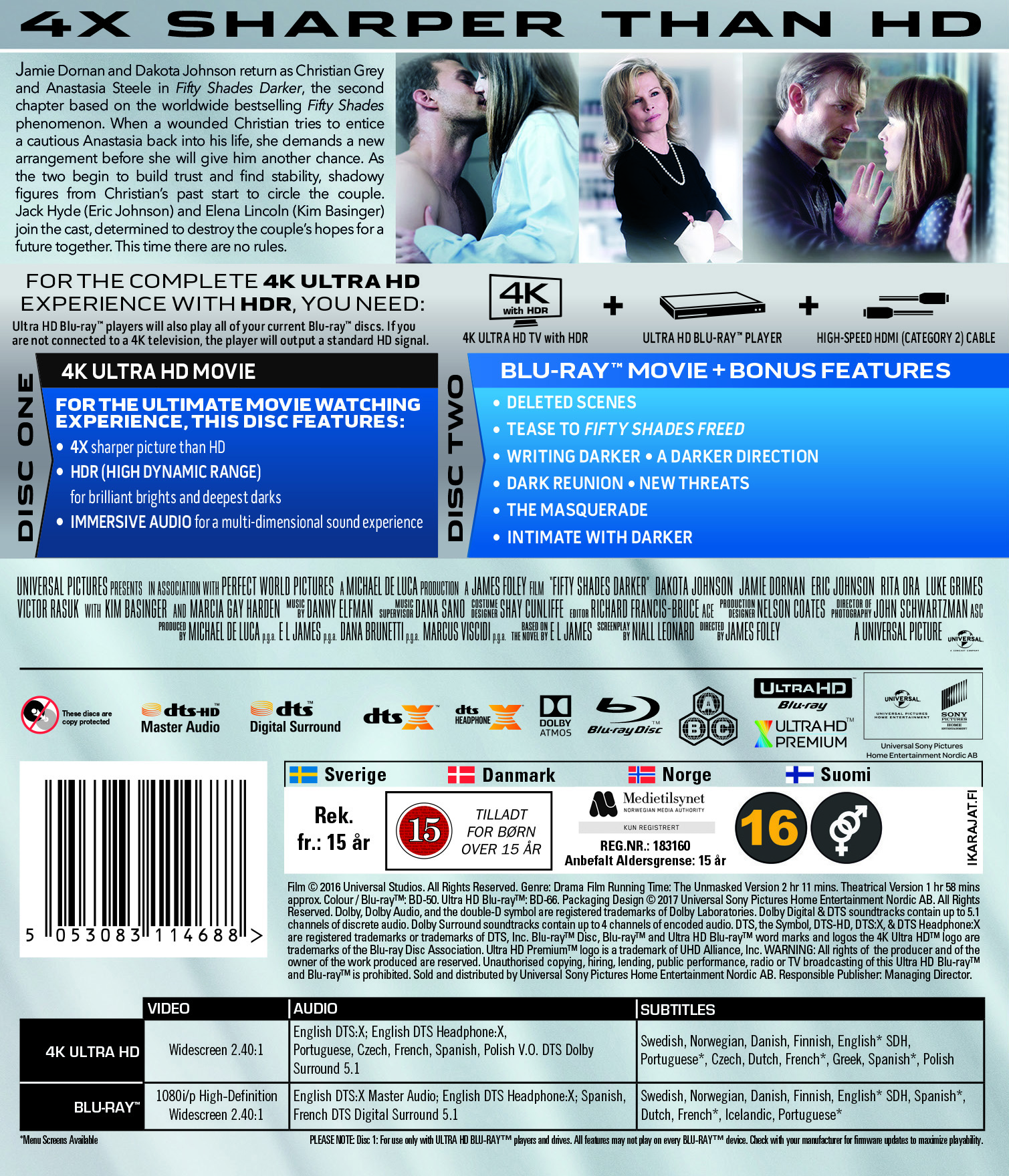 Fifty Shades Darker (4K Ultra HD Blu-ray) - 2