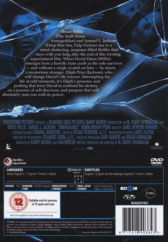 Unbreakable (ej svensk text) - 2