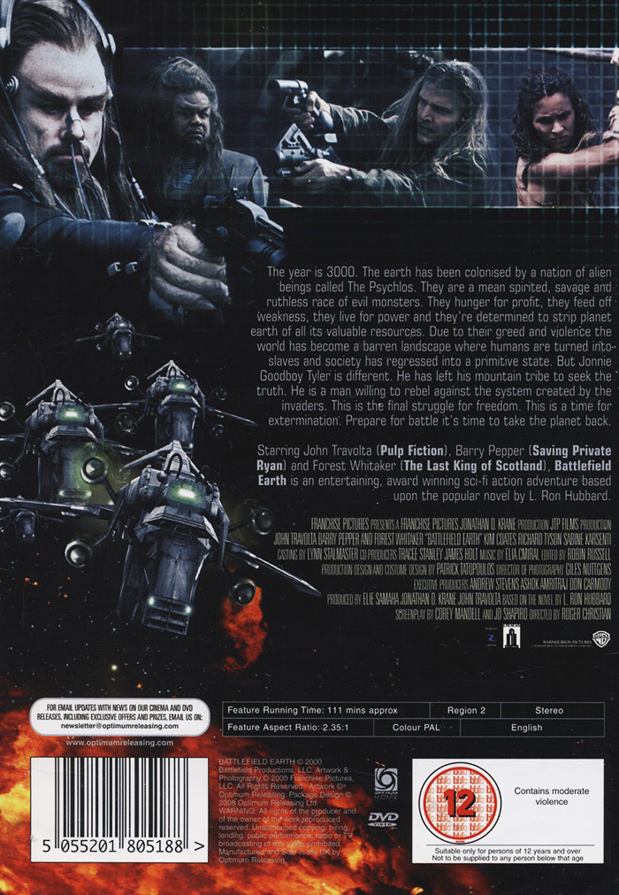 Battlefield Earth (ej svensk text) - 2