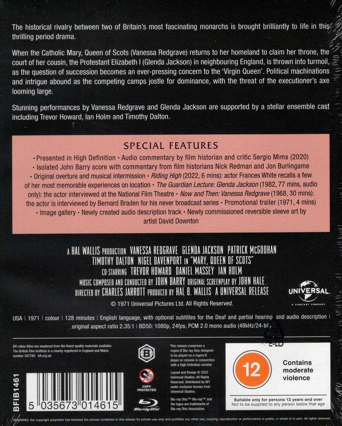Mary, Queen of Scots (ej svensk text) (Blu-ray) - 2