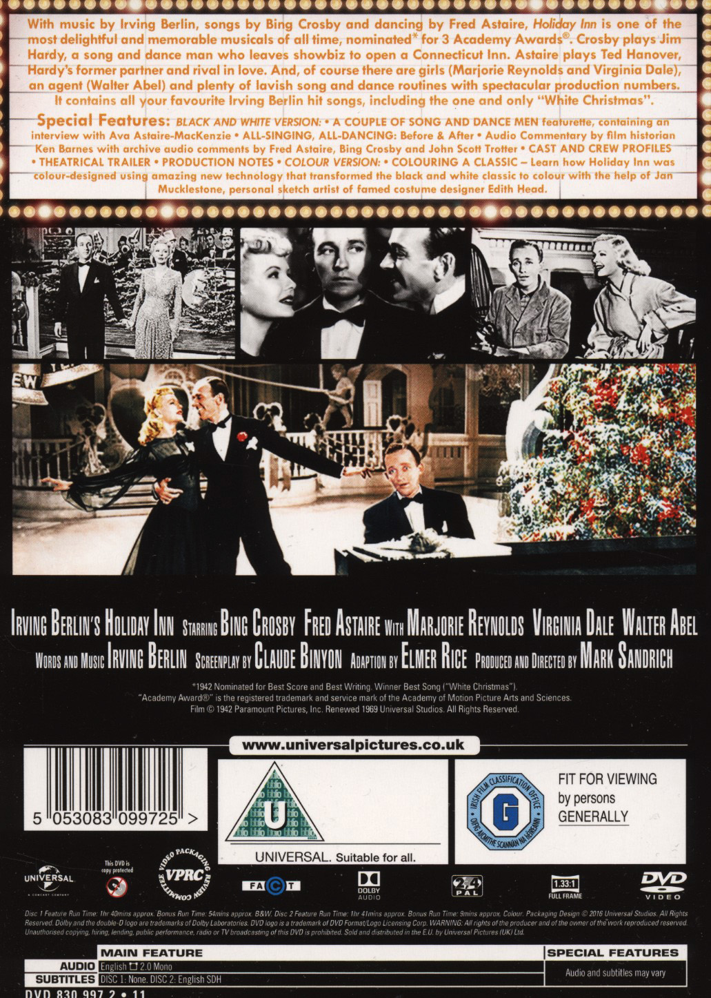 Holiday Inn (2-disc) (ej svensk text) - 2
